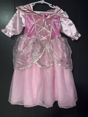 Miniwear Disney Pink Satin & Tulle Princess Costume Dress